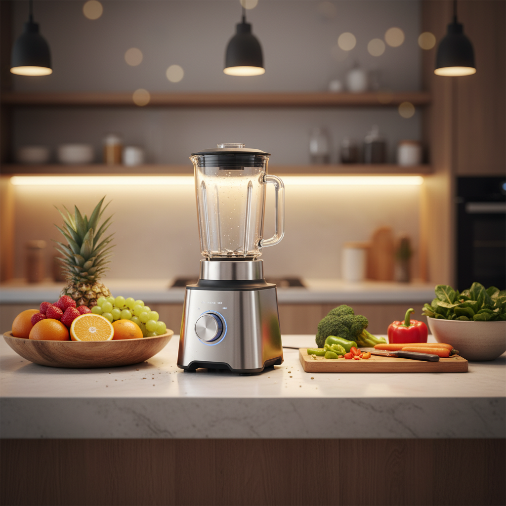 KitchenPro blenders on a premium kitchen counter